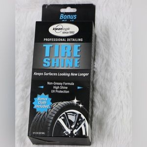 Klean Logik Tire Shine Pro Detailing Formula (Bonus Cloth Included) Brand New